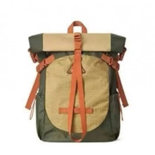 foldable green backpack