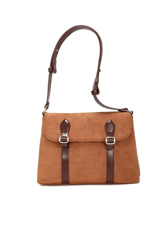 Retro Suede Messenger 